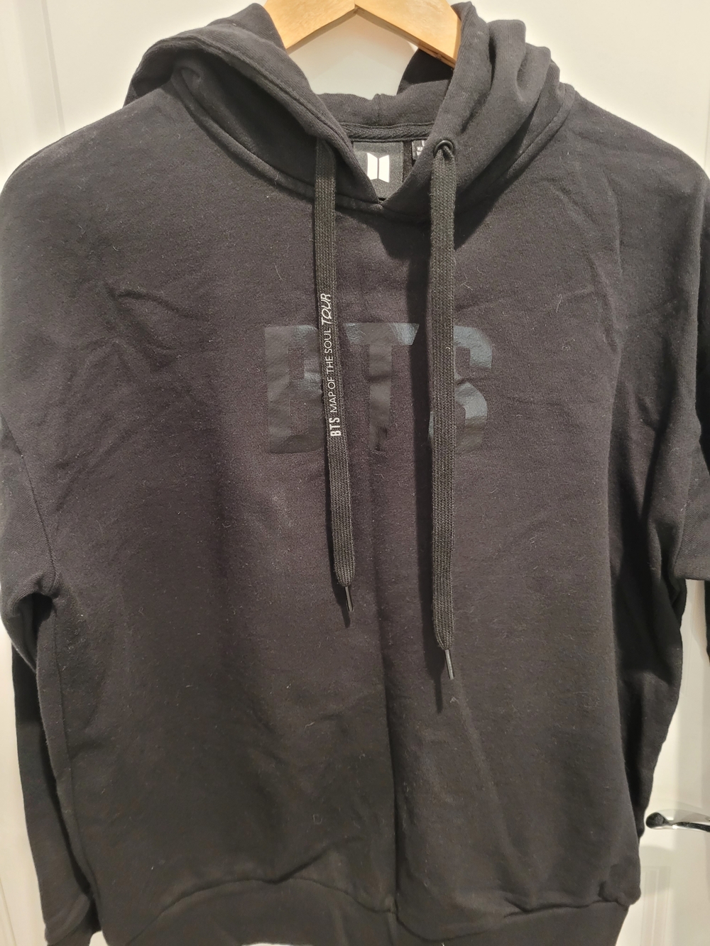 Offical BTS Tour Merch Black Graphic Hoodie